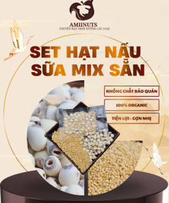 [AMIINUTS] Hạt Nấu Sữa Mix Sẵn Hạt Sen, Đậu Xanh ( set lẻ)